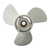 Captain Marine Aluminium 3-Blade Propeller for Yamaha Outboard 50-130HP 13in Dia x 19in Pitch