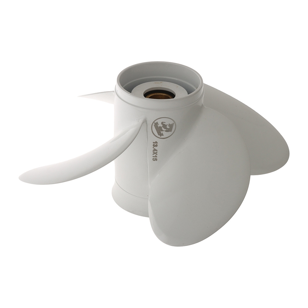 Aluminium 4-Blade Propeller for Yamaha Outboard 50-130HP 13.4in Dia x 15in Pitch 
