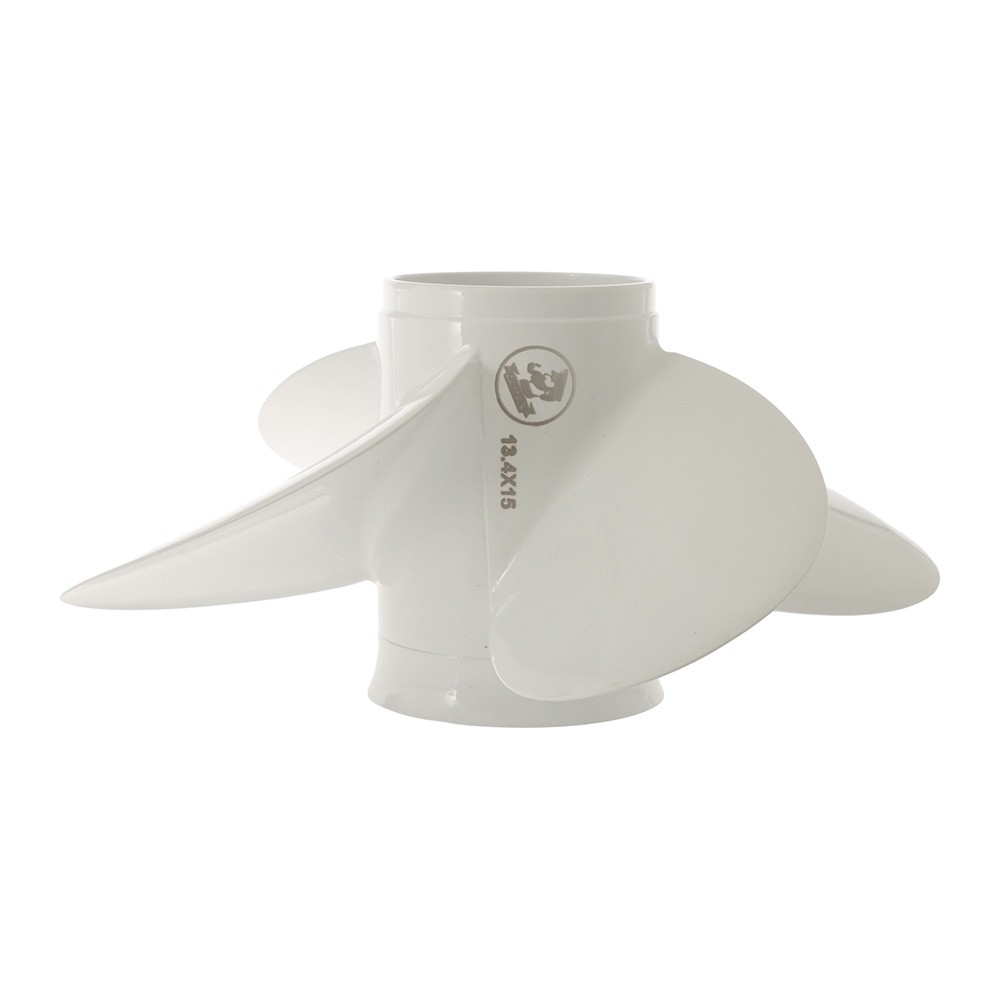 Aluminium 4-Blade Propeller for Yamaha Outboard 50-130HP 13.4in Dia x 15in Pitch 