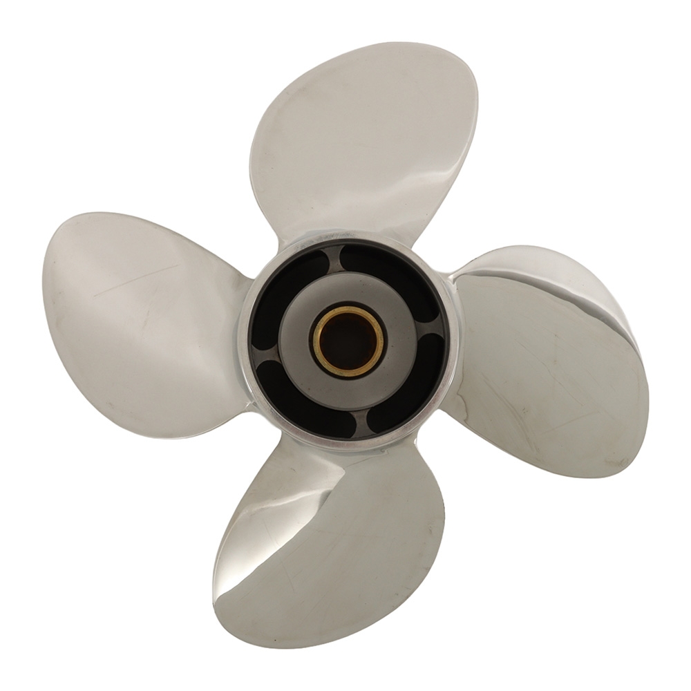  Stainless Steel 4-Blade Propeller for Yamaha Outboard 50-130HP 13in Dia x 17in Pitch YS15P-4130-17R