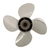  Stainless Steel 4-Blade Propeller for Yamaha Outboard 50-130HP 13in Dia x 17in Pitch YS15P-4130-17R