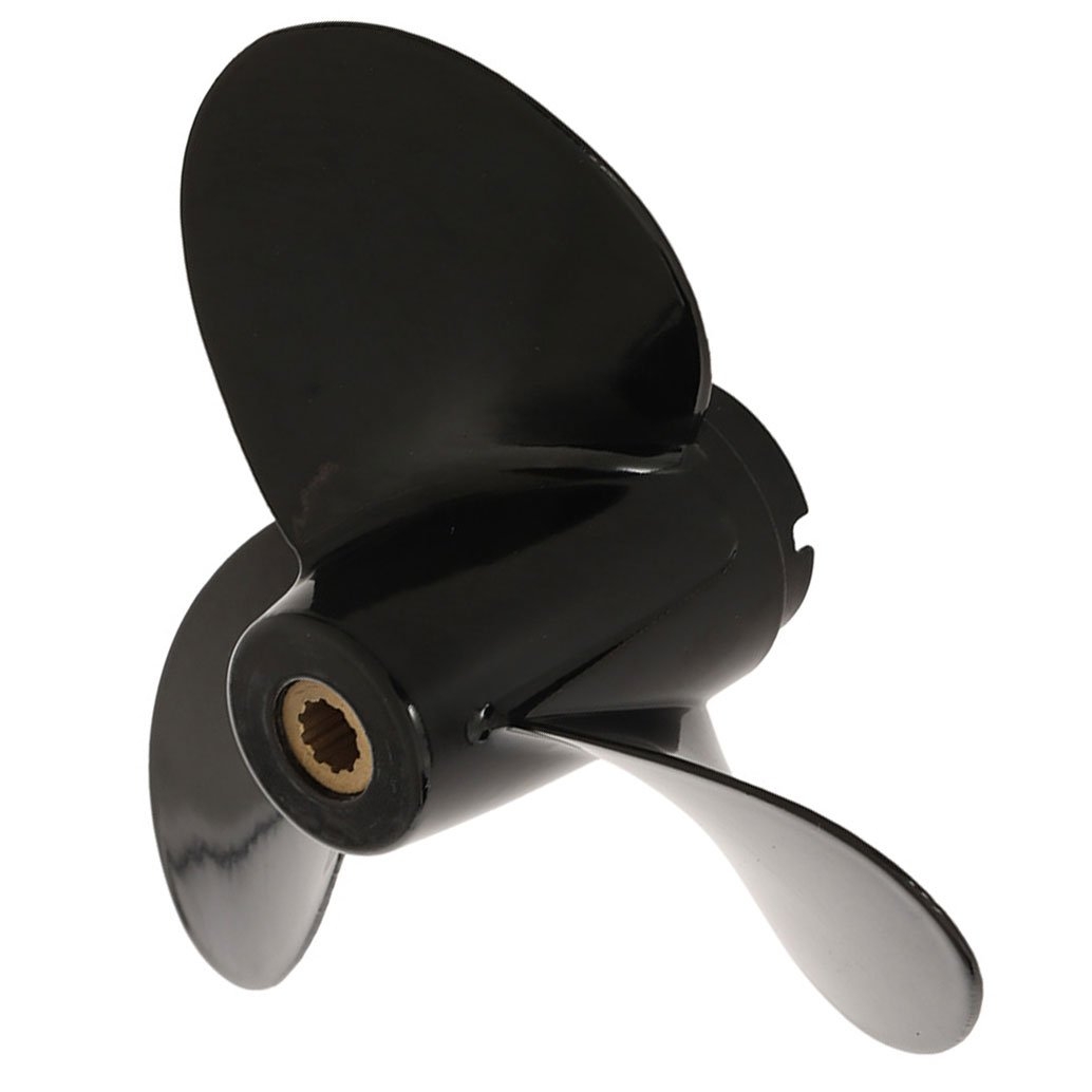 Captain Marine Alloy 3-Blade Propeller for Suzuki Outboard 4-6HP 7 1/2in Dia x 6 Pitch