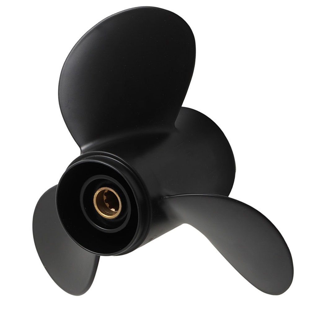 Captain Marine Aluminium Alloy 3-Blade Propeller for Mercury 25-30HP Outboard