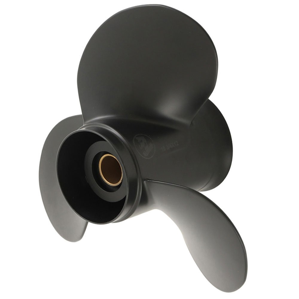 Captain Marine Aluminium Alloy 3-Blade Propeller for Mercury 25-70HP Outboard 10 3/4 x 12in