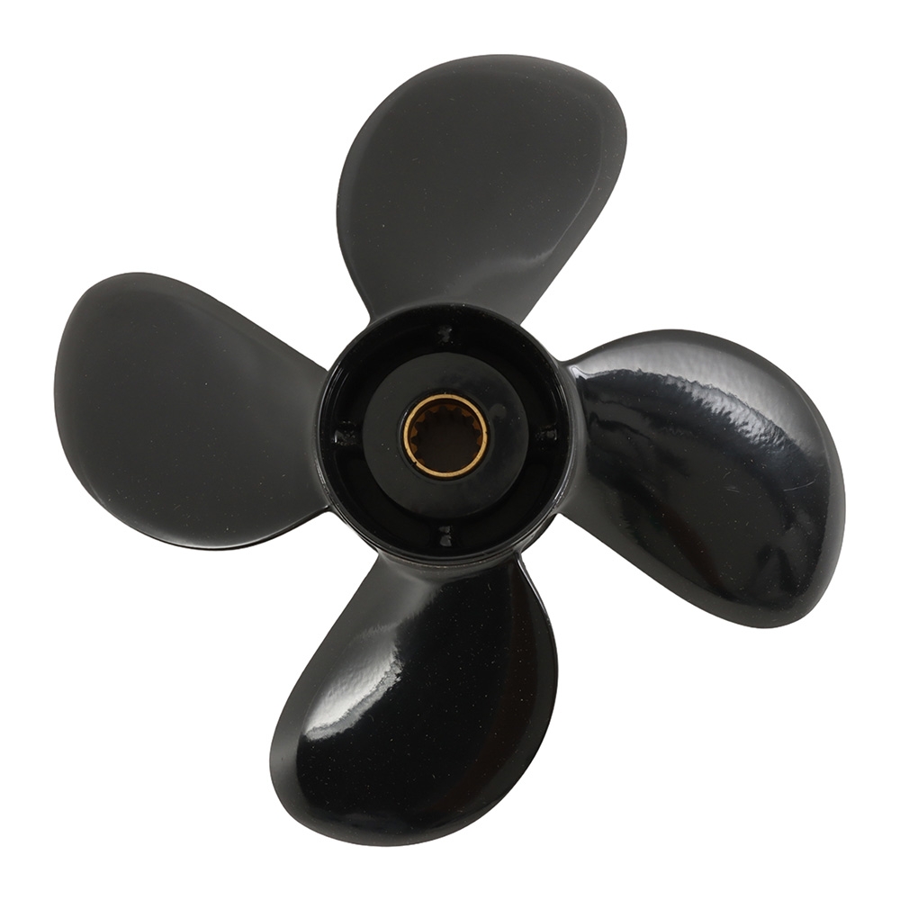 Aluminium Alloy 4-Blade Propeller for Mercury 25-70HP Outboard 10.6 x 11in