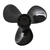 Aluminium Alloy Interchangeable Hub 3-Blade Propeller for Mercury 25-70HP Outboard 11.375 x 12in