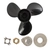 Aluminium Alloy Interchangeable Hub 3-Blade Propeller for Mercury 40-140HP Outboard 13.25 x 17in