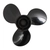 Aluminium Alloy Interchangeable Hub 3-Blade Propeller for Mercury 40-140HP Outboard 13 7/8 x 14in