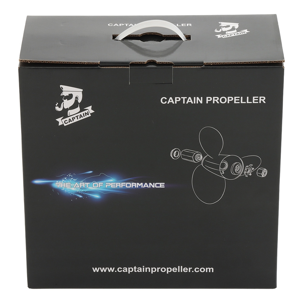 Aluminium Alloy Interchangeable Hub 3-Blade Propeller for Mercury 115HP+ Outboard 15 x 17in