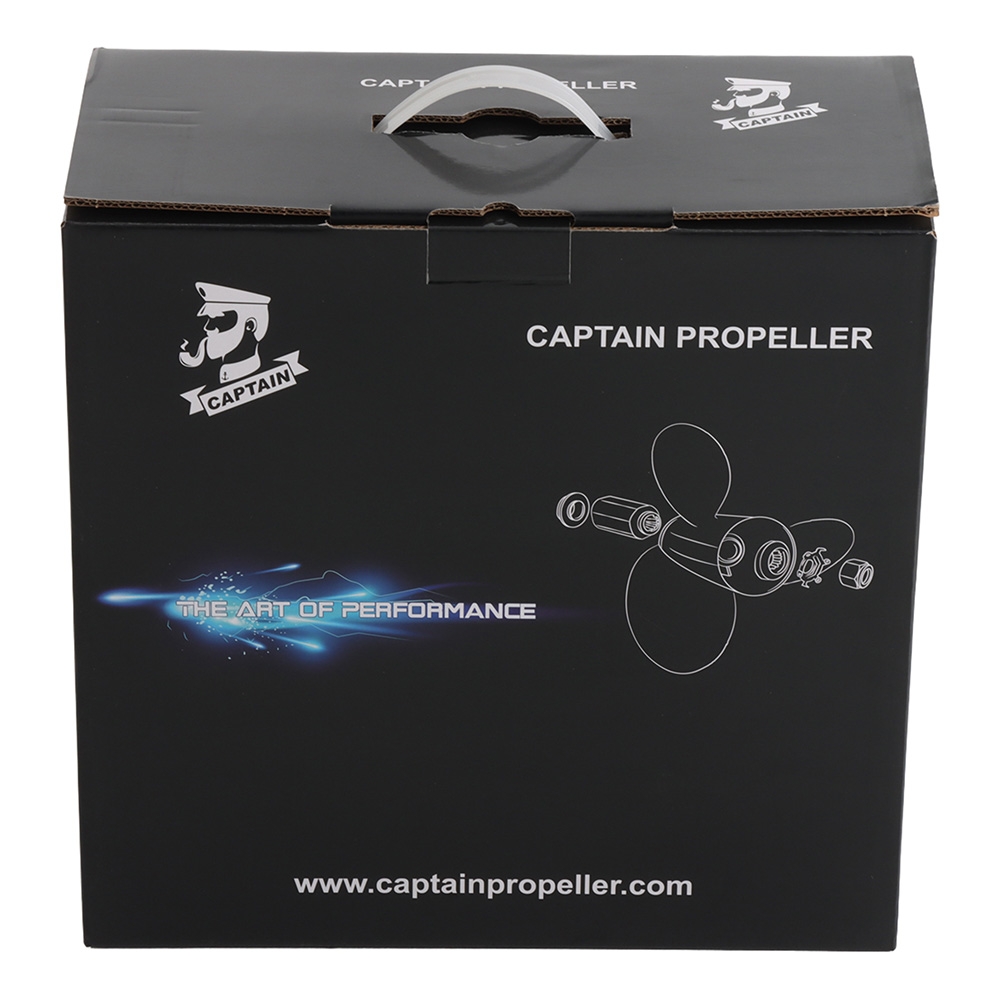 Aluminium Alloy Interchangeable Hub 3-Blade Propeller for Mercury 115HP+ Outboard 15 1/4 x 15in