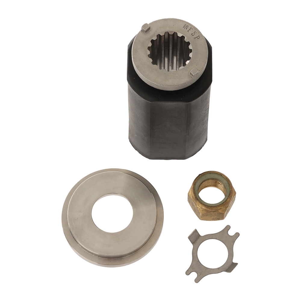 Aluminium Alloy Interchangeable Hub 4-Blade Propeller for Mercury 115HP+ Outboard 14 x 17in