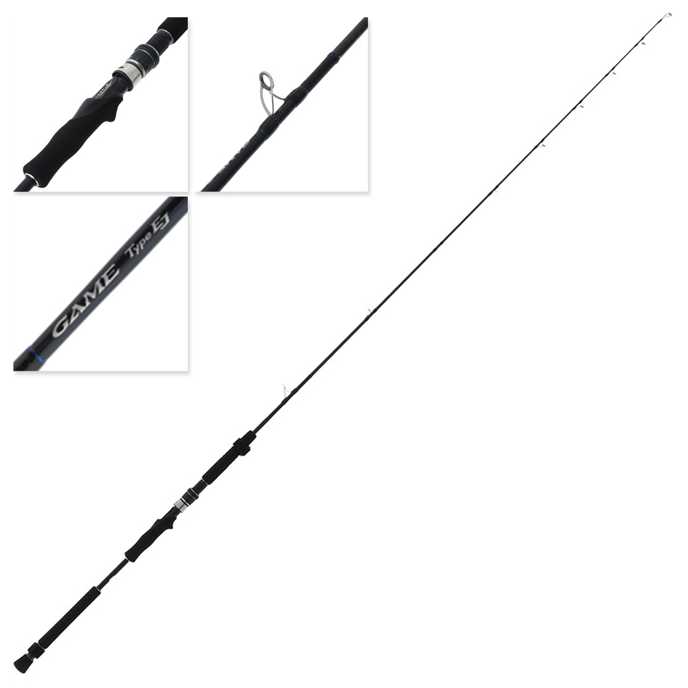 Shimano 21 Game Type EJ B63-4 OH Spiral Wrap Electric Jigging Rod 6ft 3in 300g 2pc