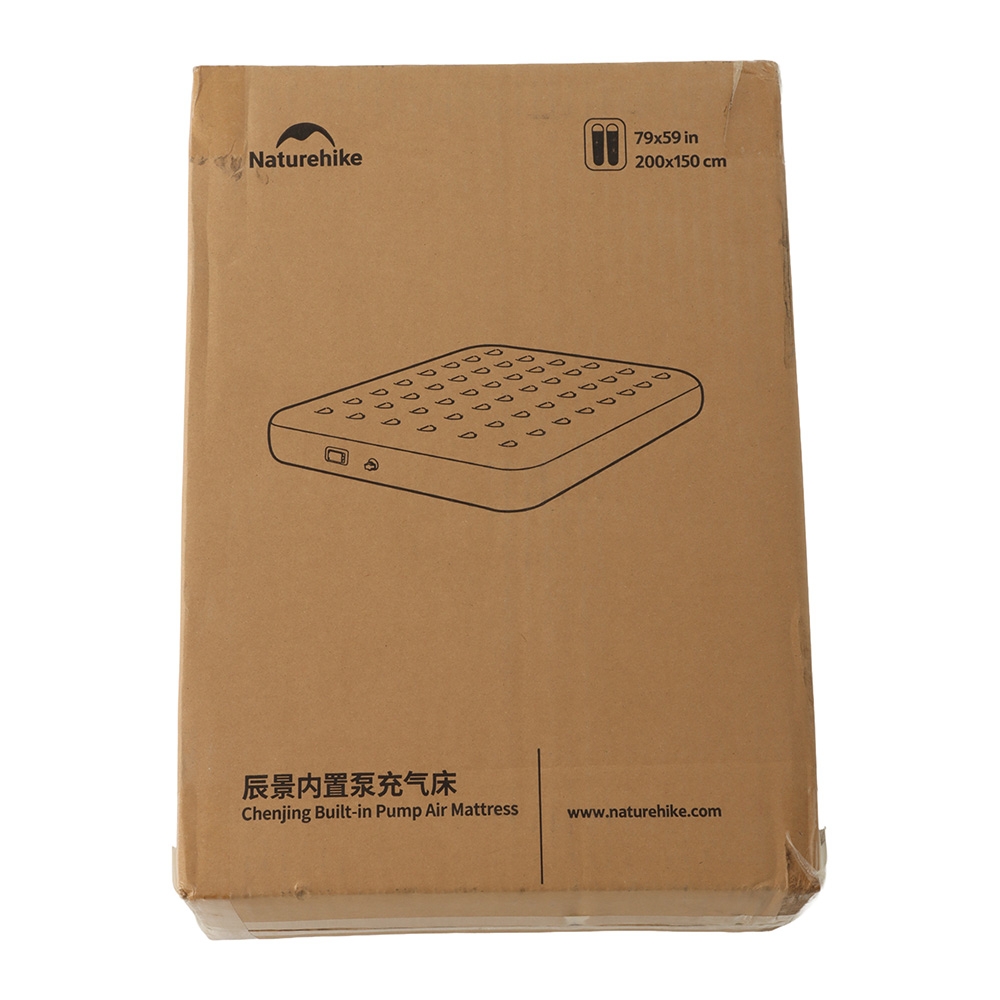 Naturehike Deluxe Queen Airbed with Built-In Rechargeable Pump