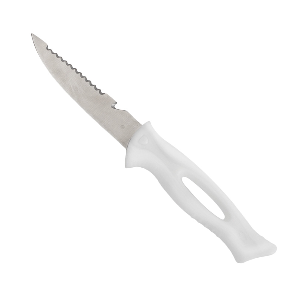 Holiday Bait Knife with Sheath White 10cm