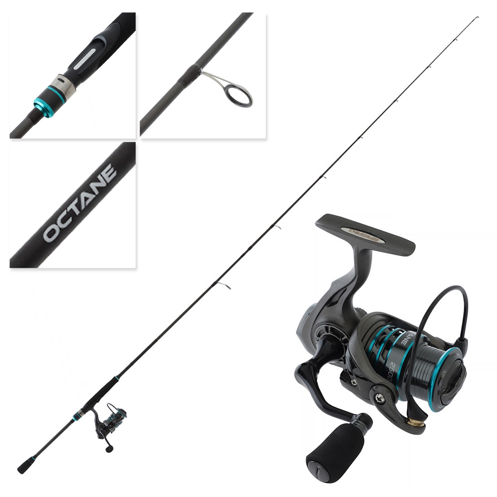 Samaki Octane Medium Spinning Combo 7ft 8-15lb 2pc