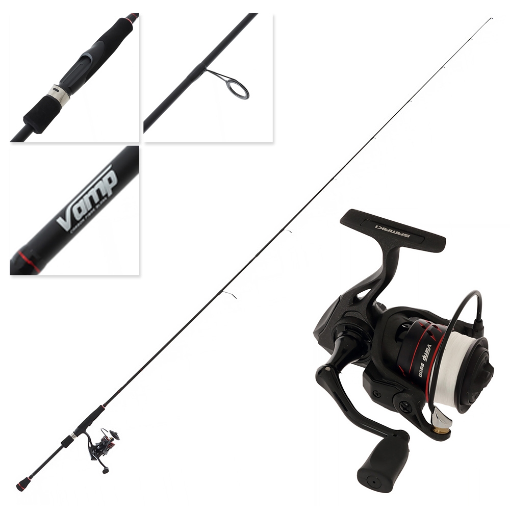 Samaki Vamp Medium Light Boat Spin Combo 7ft 6-12lb 2pc