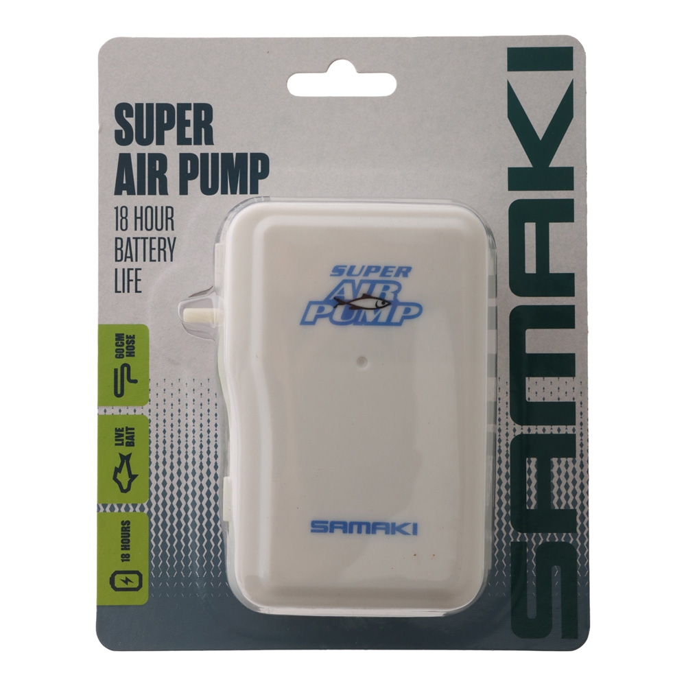 Samaki Super Pump Battery Powered Live Bait Aerator