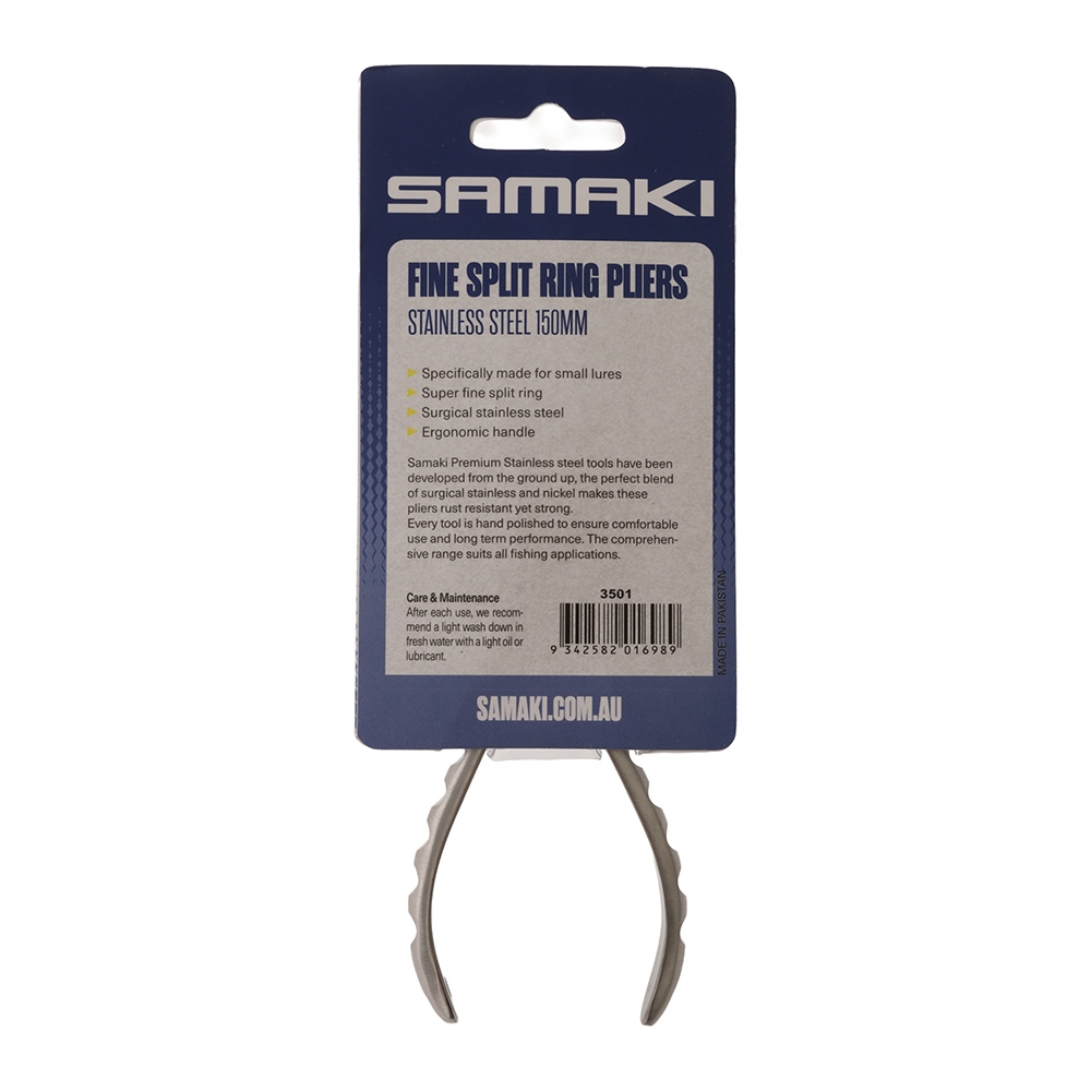 Samaki Stainless Split Ring Fishing Pliers 150mm 