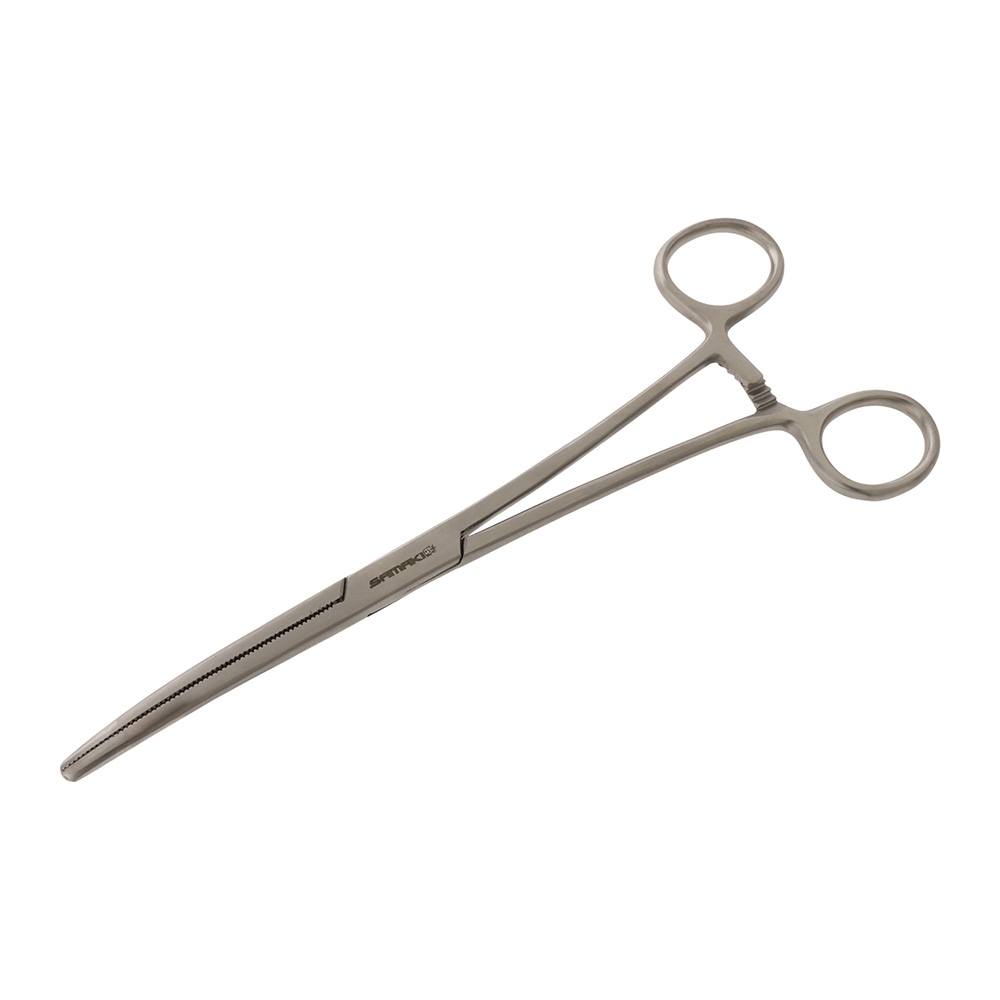 Samaki Stainless Bent Nose Forceps 200mm