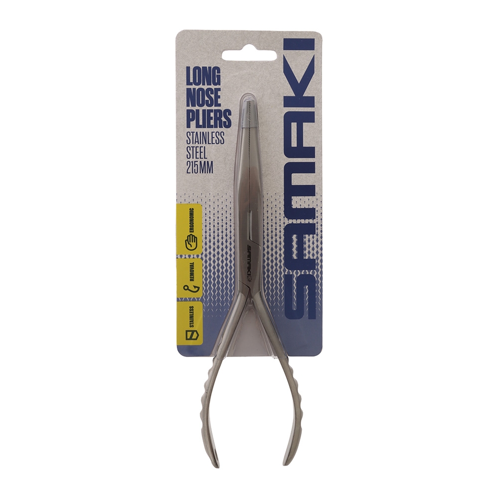 Samaki Stainless Long Nose Pliers 215mm