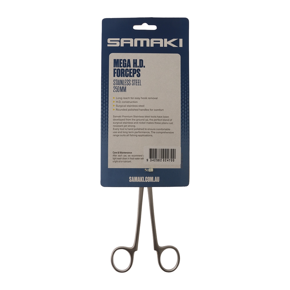 Samaki Stainless Heavy Duty Forceps 250mm