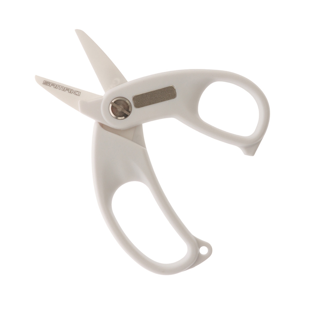 Samaki Ceramic Braid Scissors with Hook Sharpener