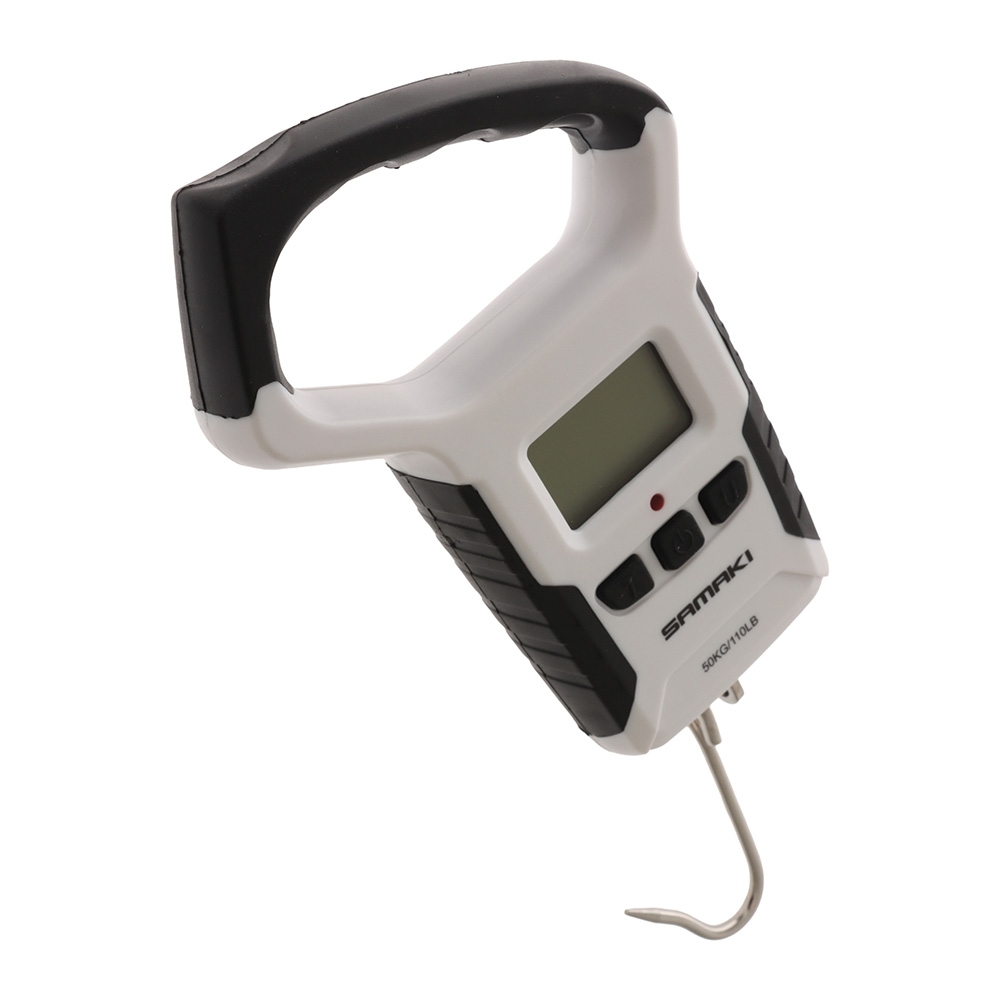 Samaki Big Grip Digital Weighing Scale with Tape Measure and Thermometer 50kg