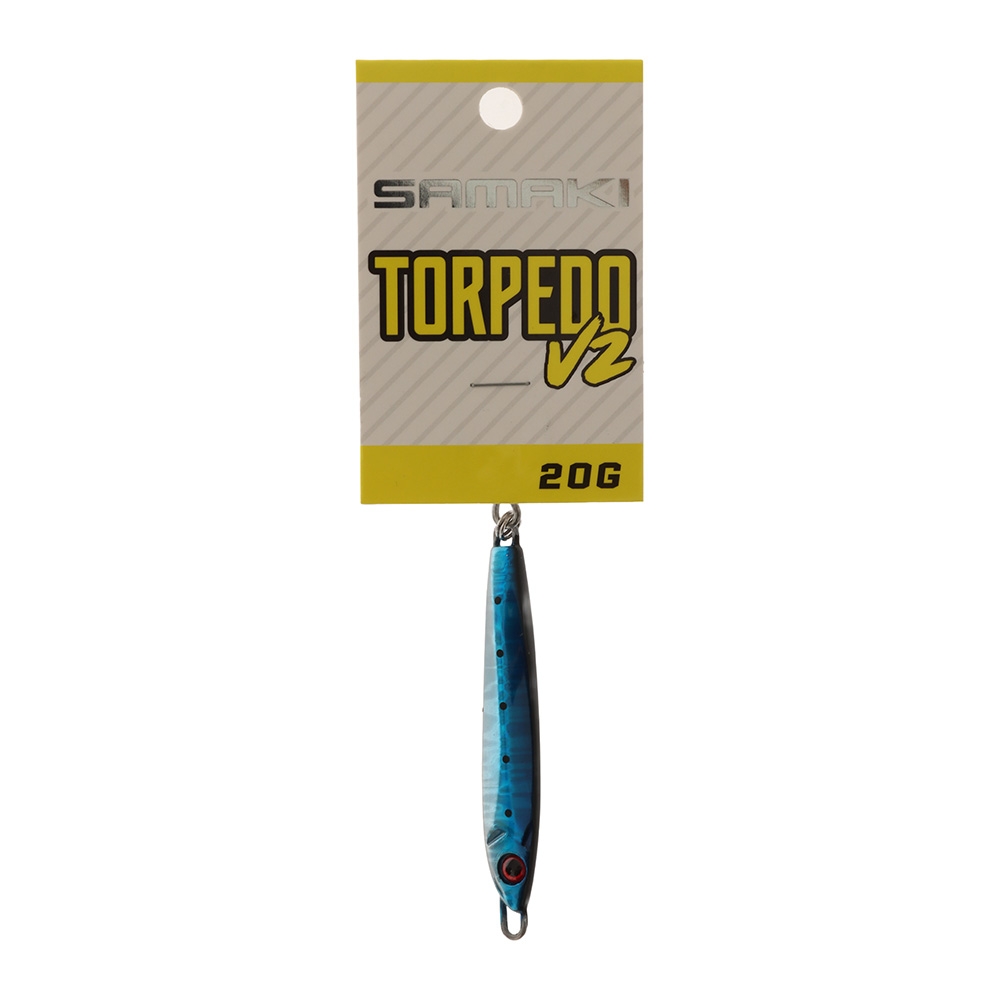 Samaki Torpedo V2 Long Cast Metal Spinner Lure 20g Pilchard