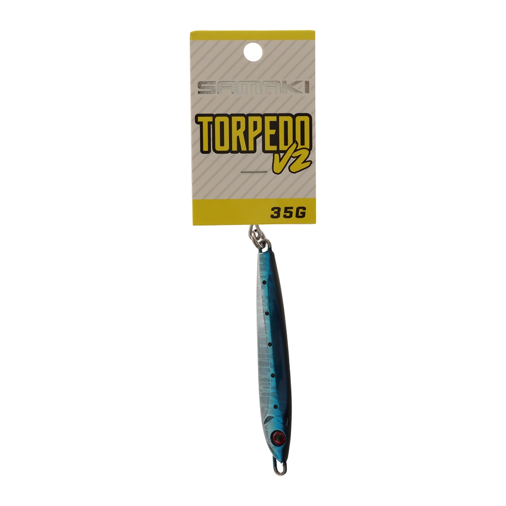 Samaki Torpedo V2 Long Cast Metal Spinner Lure 35g Pilchard