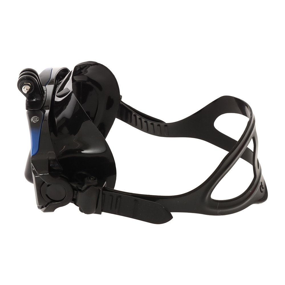 Sea Harvester Action Camera Low Volume Spearfishing Mask and Snorkel Set with Fins