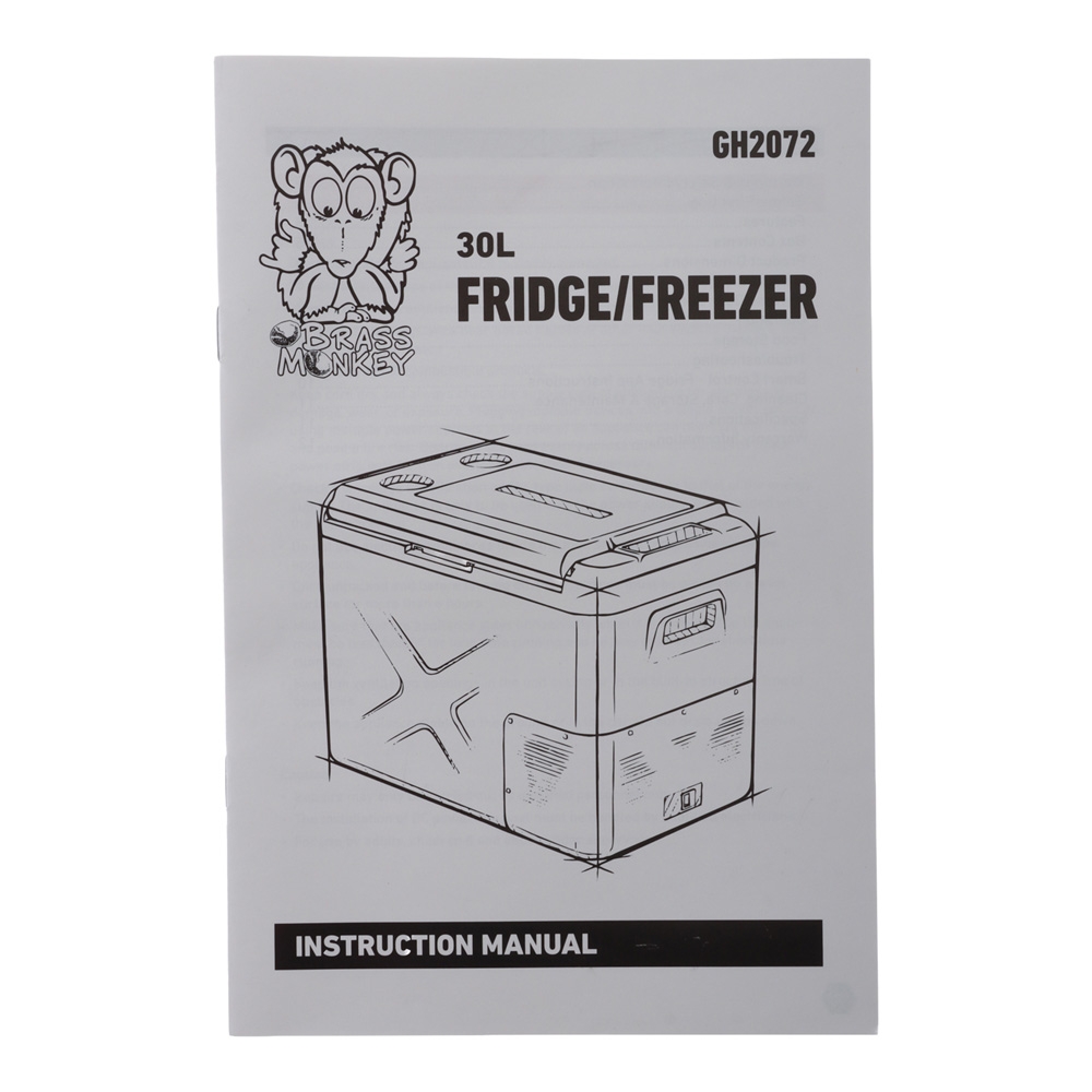 Brass Monkey Portable Fridge/Freezer 30L 12/24V DC 230V AC