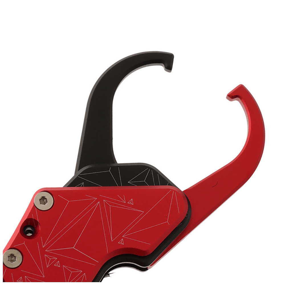 NOEBY Folding Pocket Fish Lip Gripper 285mm with Sheath Red