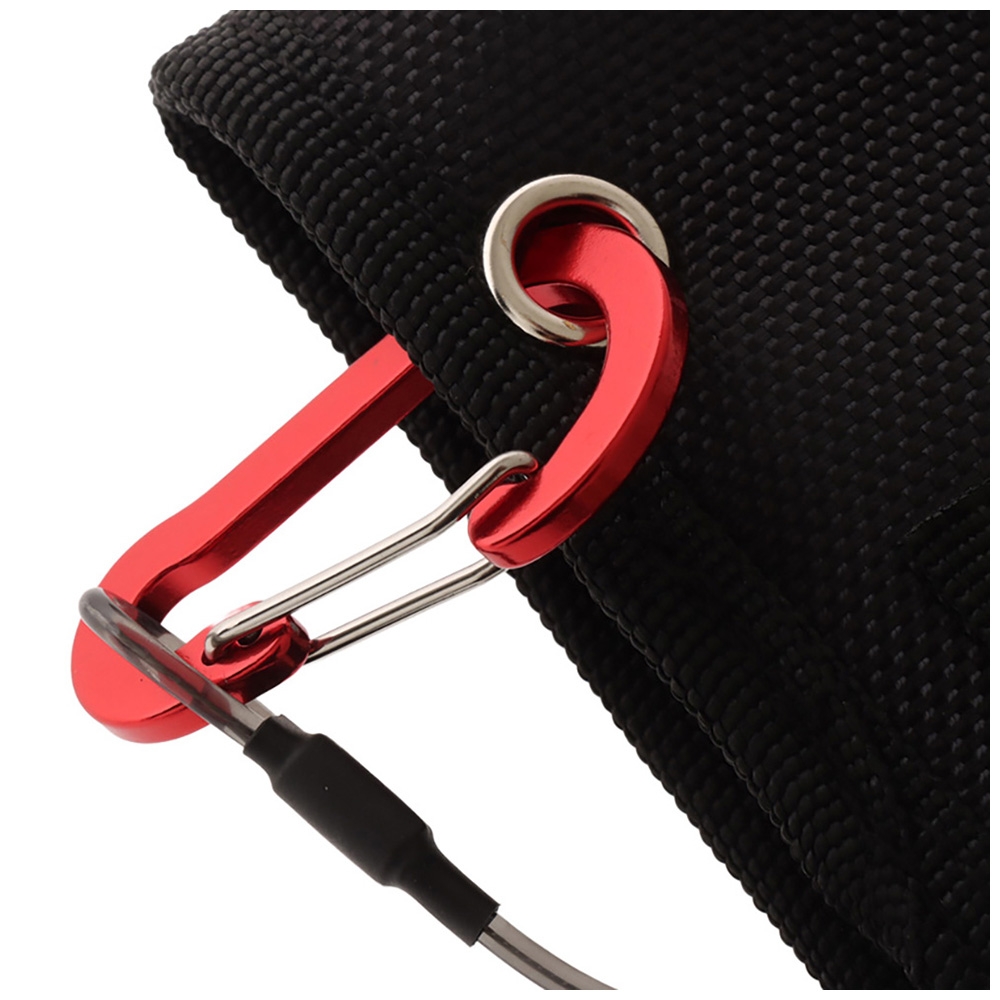 NOEBY Folding Pocket Fish Lip Gripper 285mm with Sheath Red
