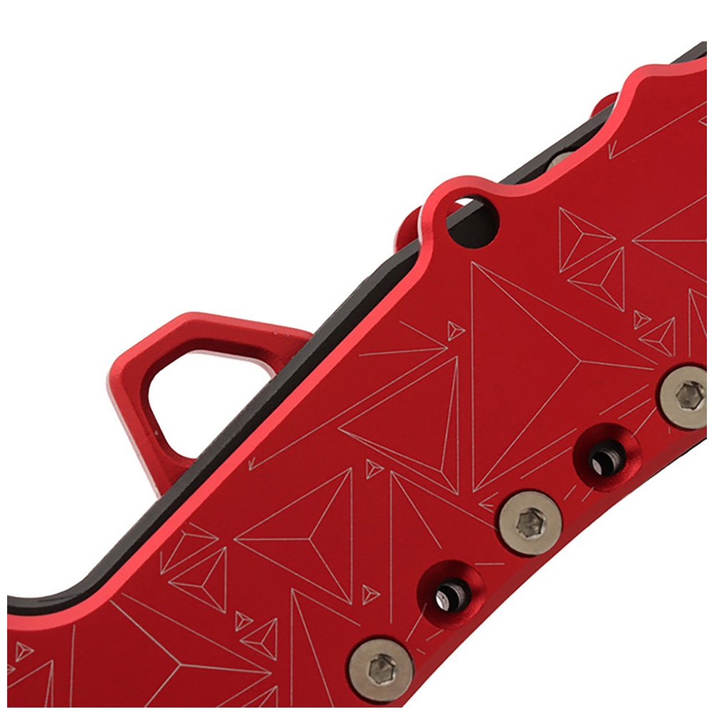 NOEBY Folding Pocket Fish Lip Gripper 285mm with Sheath Red