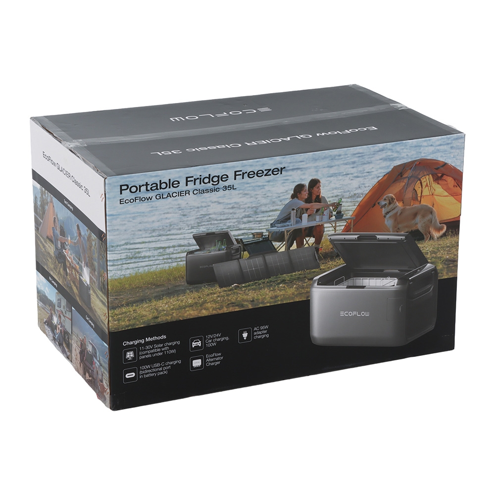 EcoFlow GLACIER Rechargeable Portable Fridge Freezer 35L