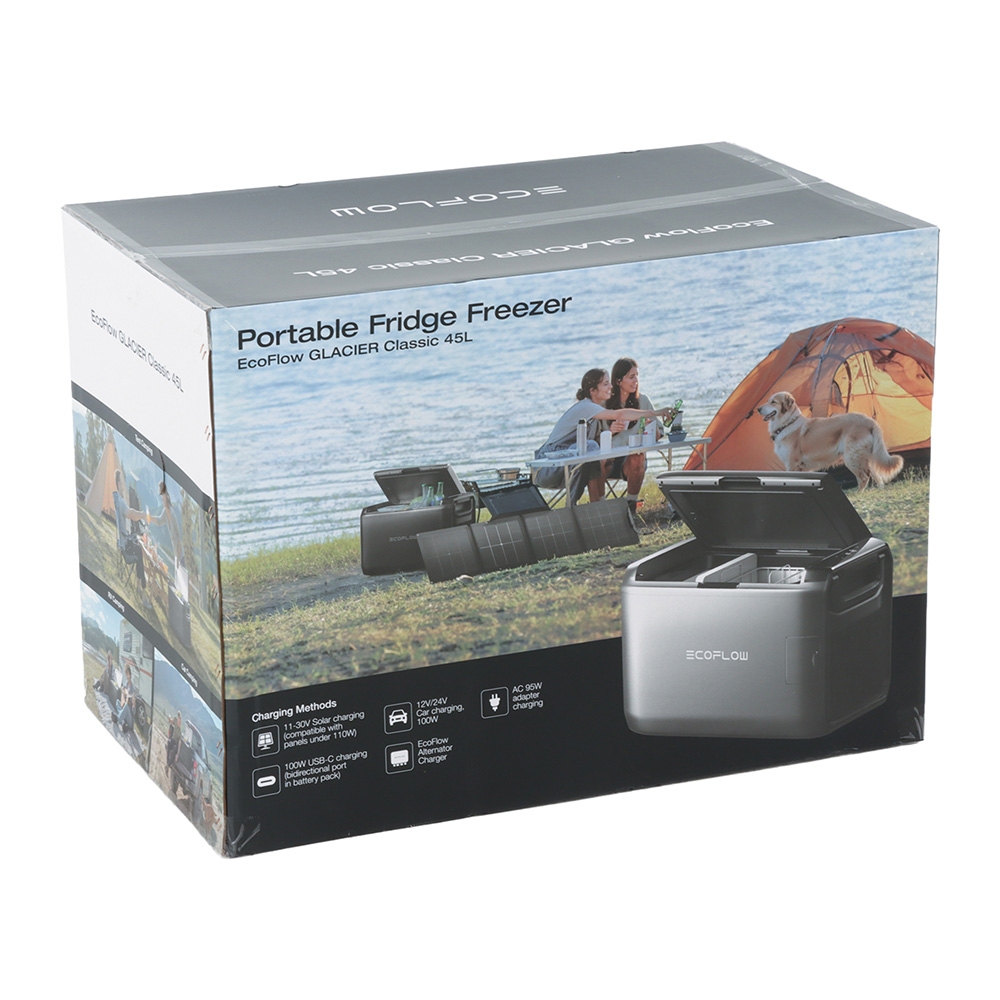 EcoFlow GLACIER Dual-Zone Portable Fridge Freezer 45L
