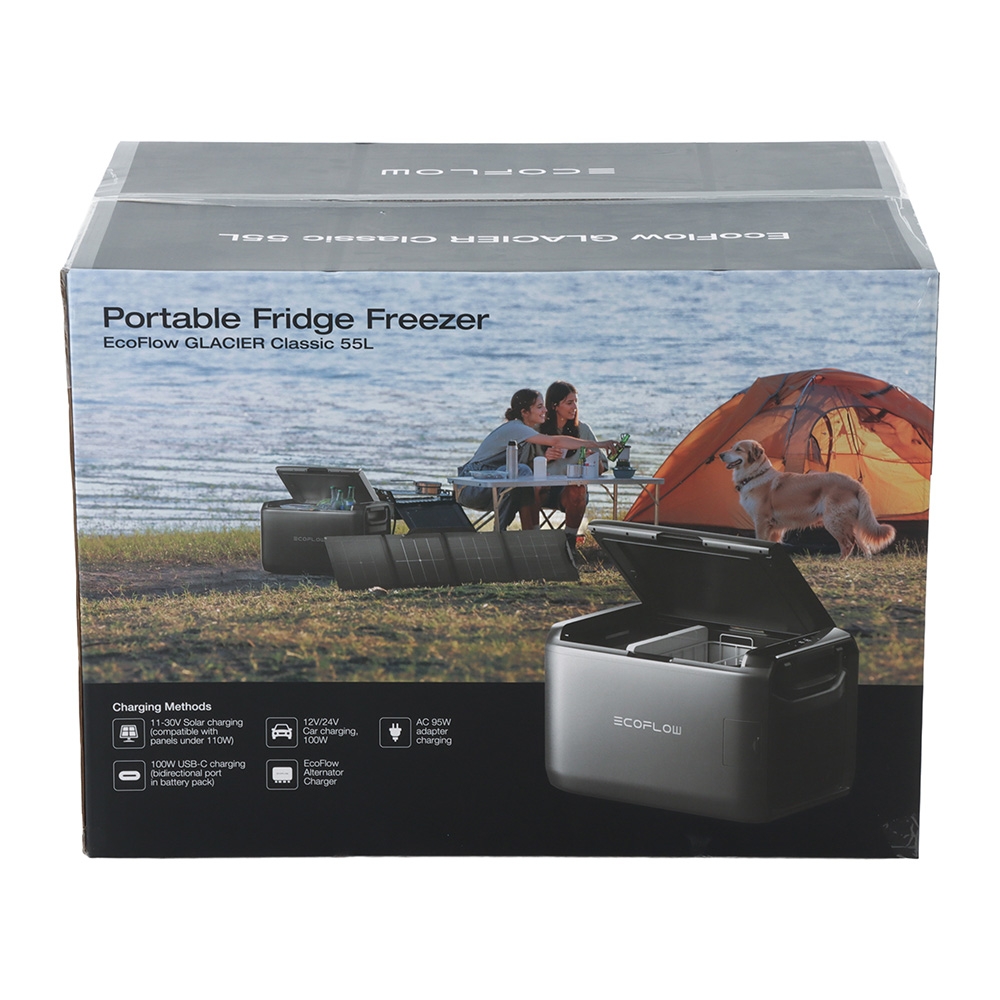EcoFlow GLACIER Dual-Zone Portable Fridge Freezer 55L