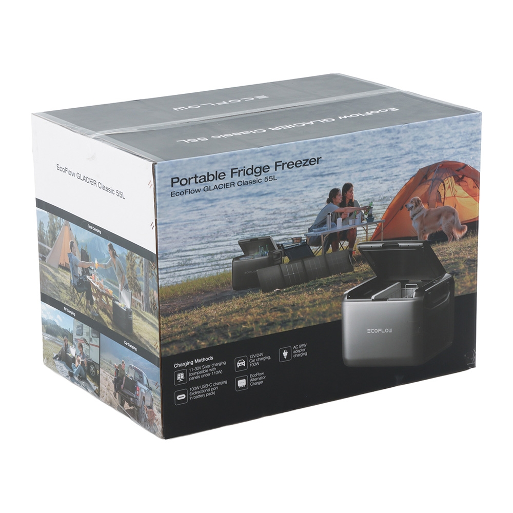 EcoFlow GLACIER Dual-Zone Portable Fridge Freezer 55L
