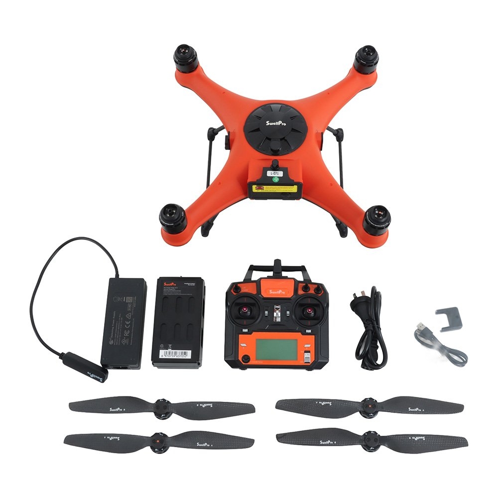 SwellPro Fisherman FD1S Daiwa Tanacom Waterproof Electric Drone Fishing Package 8ft 10-15kg 2pc
