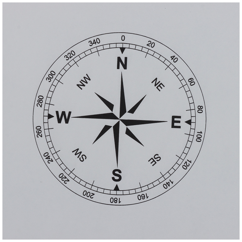 Oceansouth Portable Round Aluminium Folding Deck Table 61 x 49cm