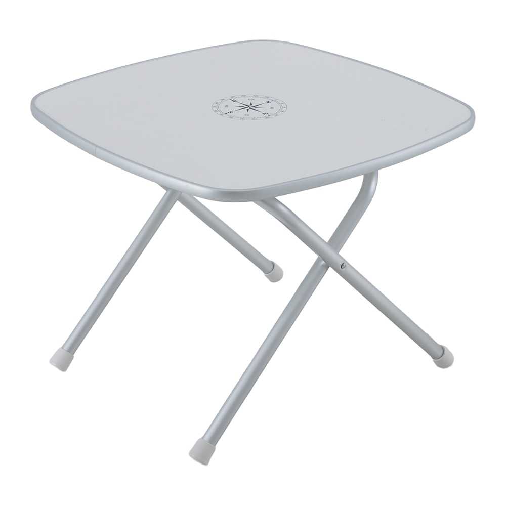 Oceansouth Portable Aluminium Folding Deck Table 61 x 61 x 49cm