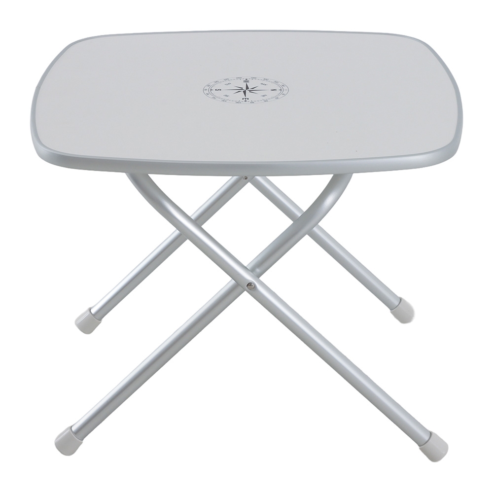 Oceansouth Portable Aluminium Folding Deck Table 61 x 61 x 49cm