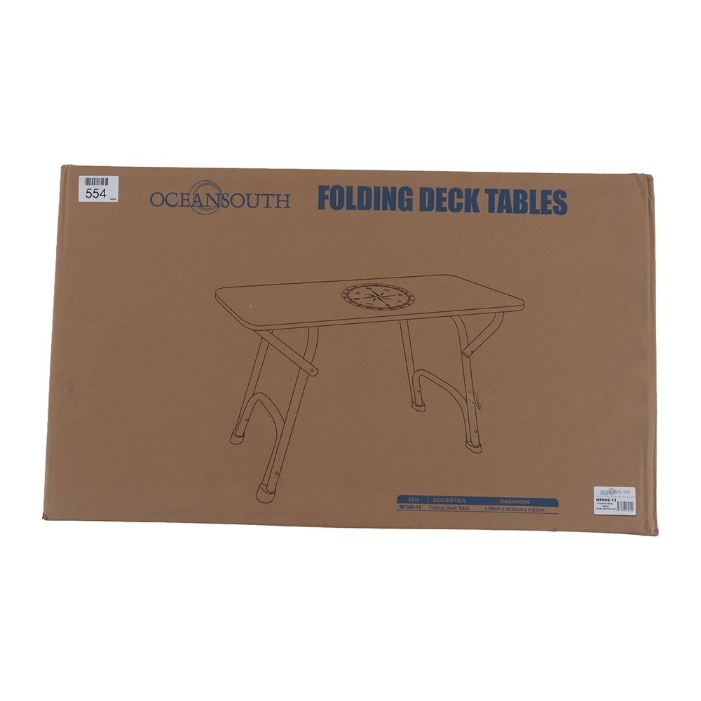 Oceansouth Portable Aluminium Folding Deck Table