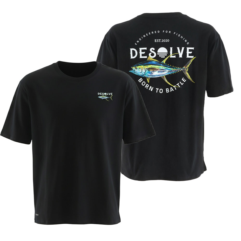 Desolve Born To Battle Tee Yellowfin UPF50+
