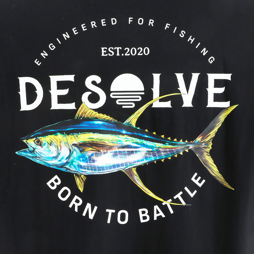 Desolve Born To Battle Tee Yellowfin UPF50+