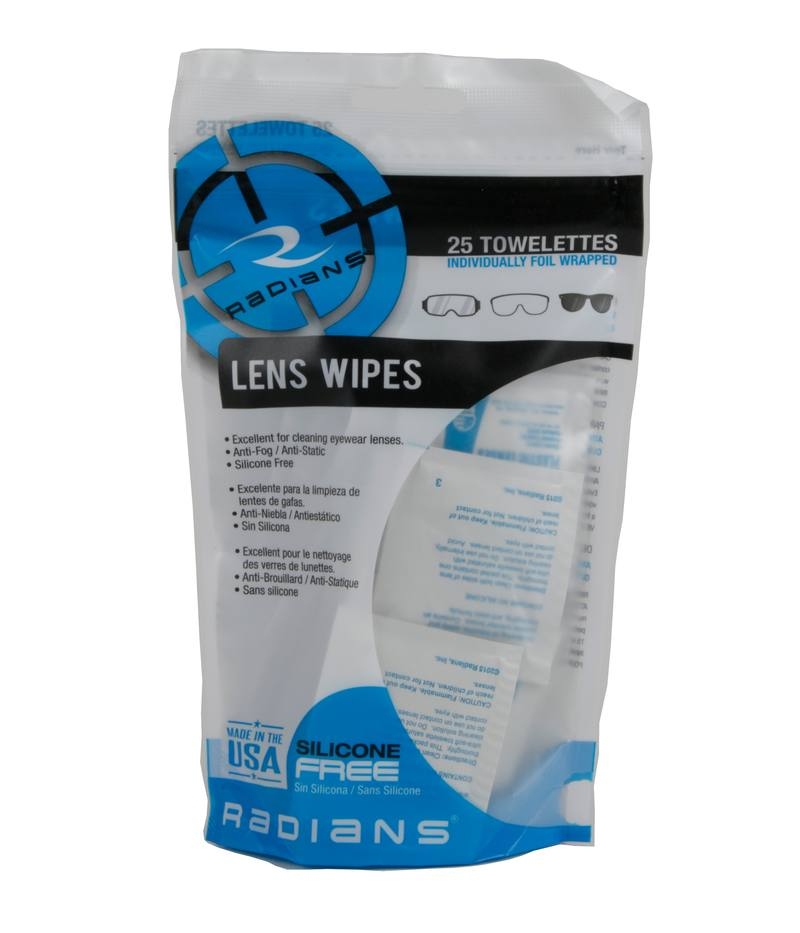 Radians Lens Wipes 25 Pack