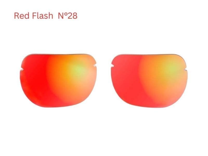 DELARO Tactical Eyewear Shooting Flash Lenses Red Flash N28