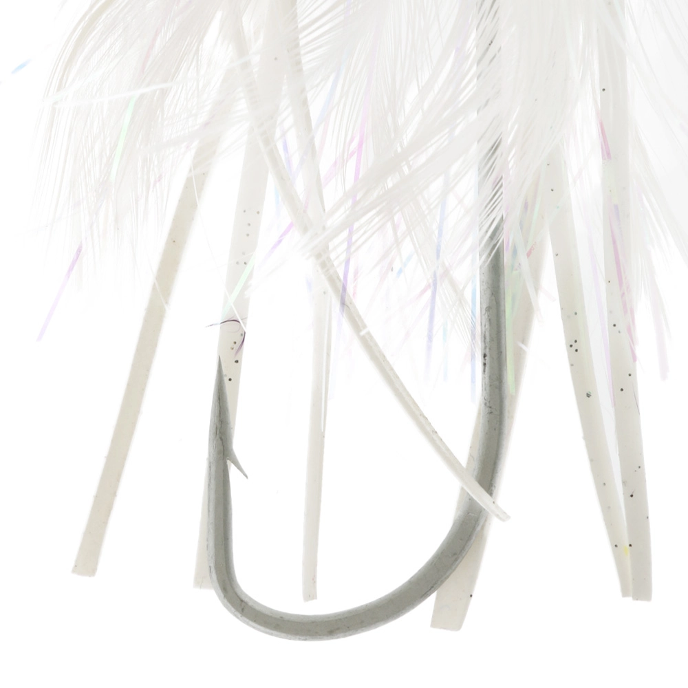 Esca Williamson Lures Flash Feather Rigged 04 – Colore Blu/Bianco (FFR04-BLW) - Foto 4