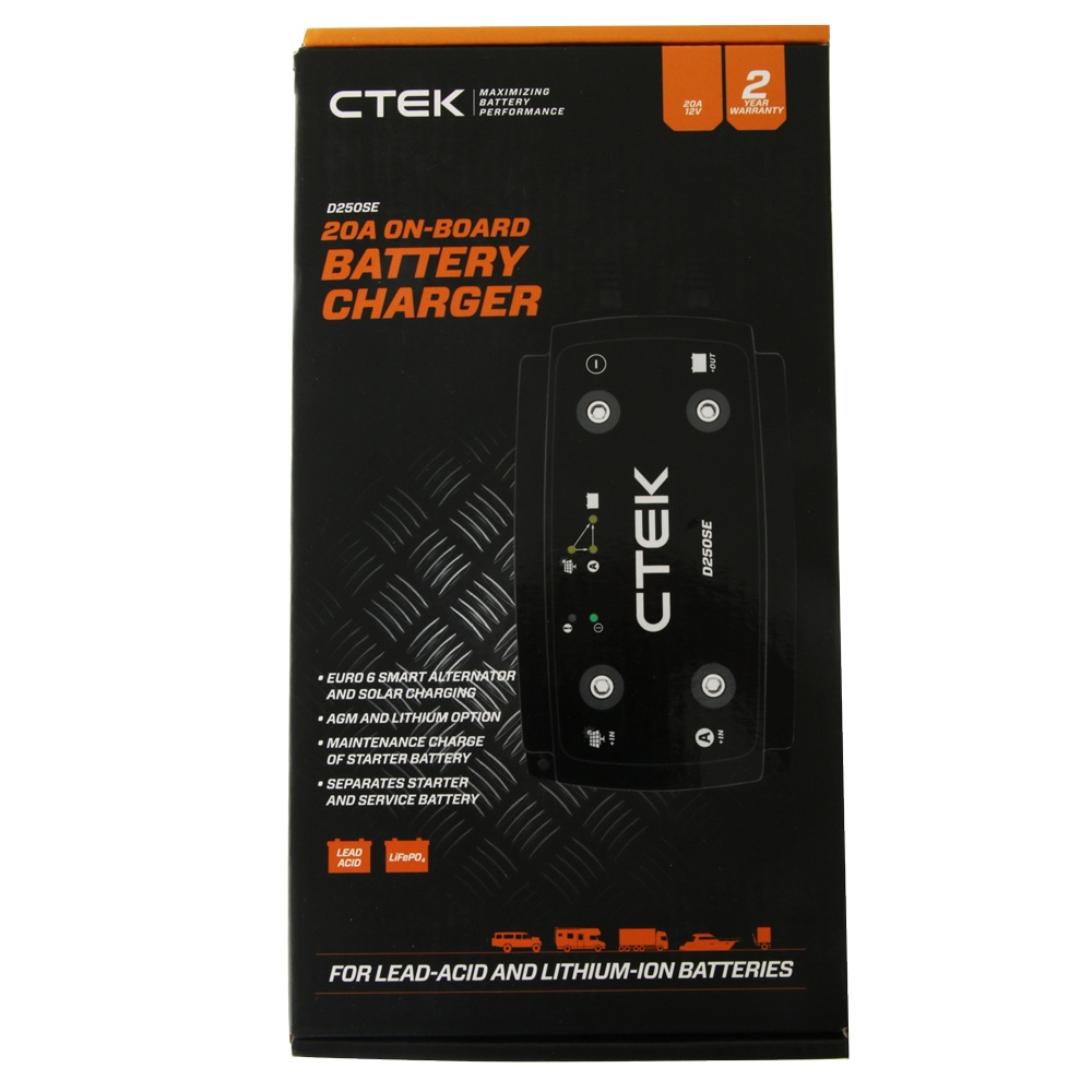 CTEK D250SE Dual DC-DC 20A 12V Battery Charger