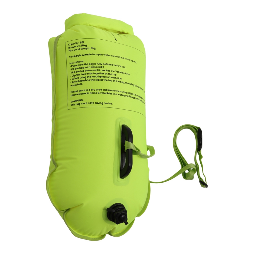 Aropec Watersports Swimming and Training Safety Float / Dry Bag 28L Green